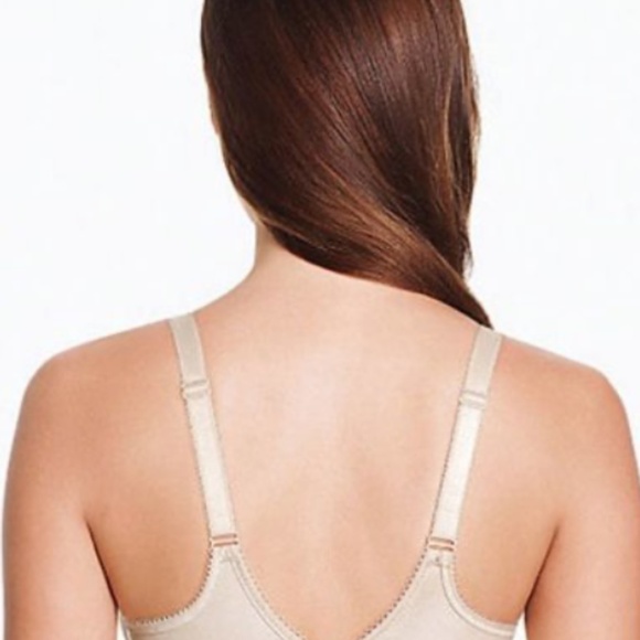 Wacoal 853292 Basic Beauty Front Close Contour Bra Beige Sand 38DDD NWOT - Picture 2 of 4